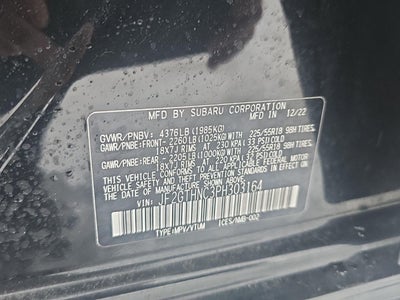 2023 Subaru Crosstrek Limited