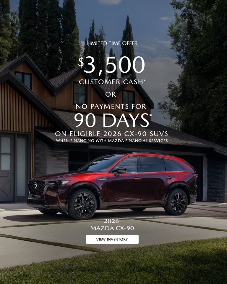 $3,500 CUSTOMER CASH OR NO PAYMENTS FOR 90 DAYS
